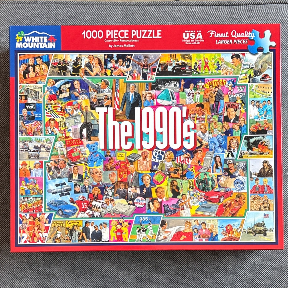 White Mountain 1990s Collage Puzzle